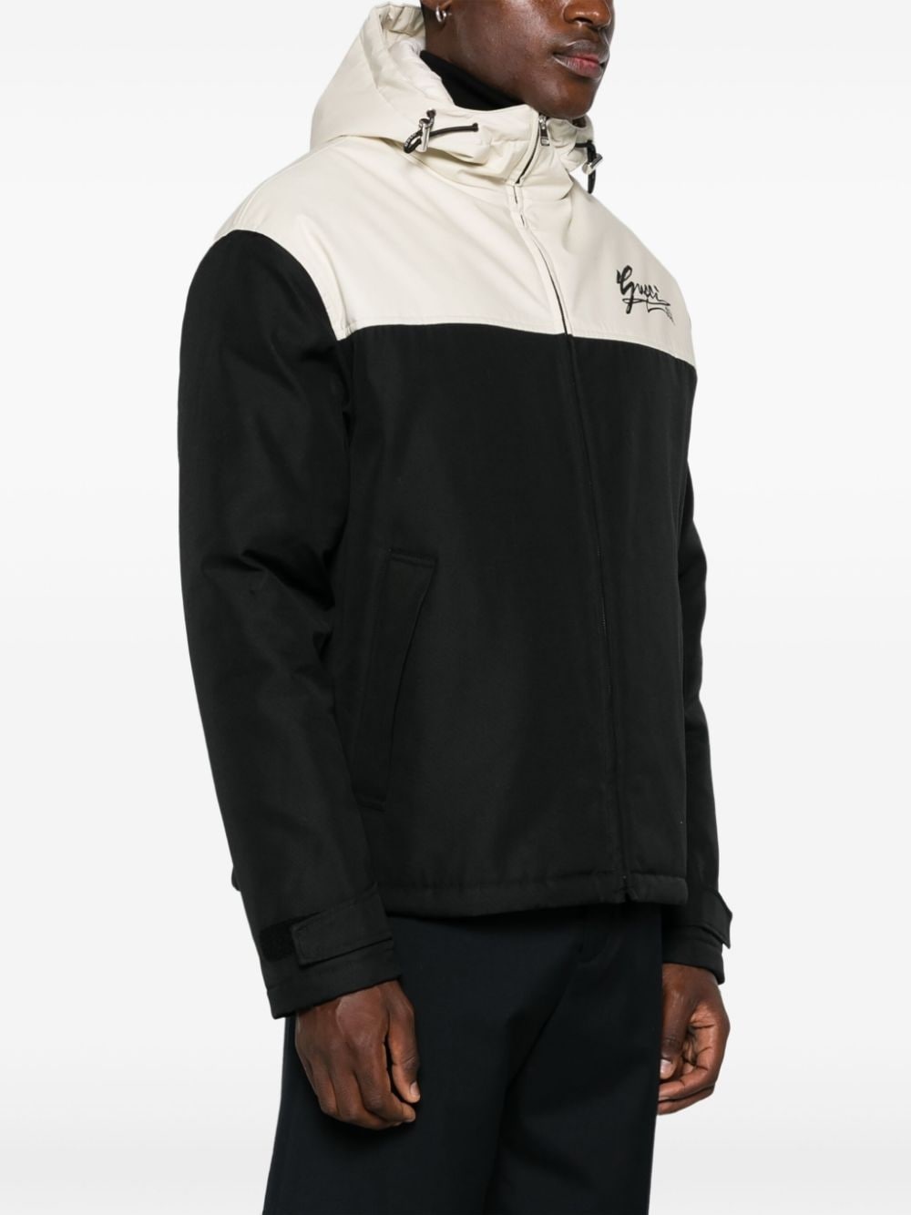 canvas hooded jacket - 3