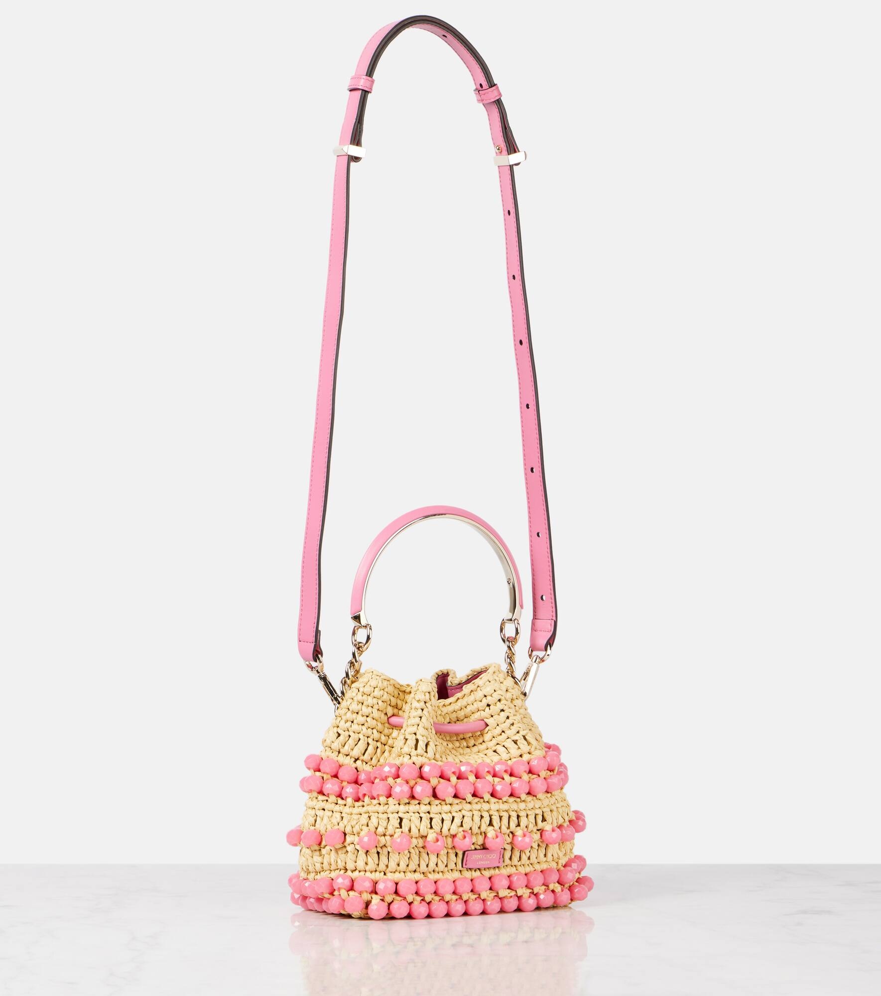 Bon Bon Small beaded bucket bag - 4