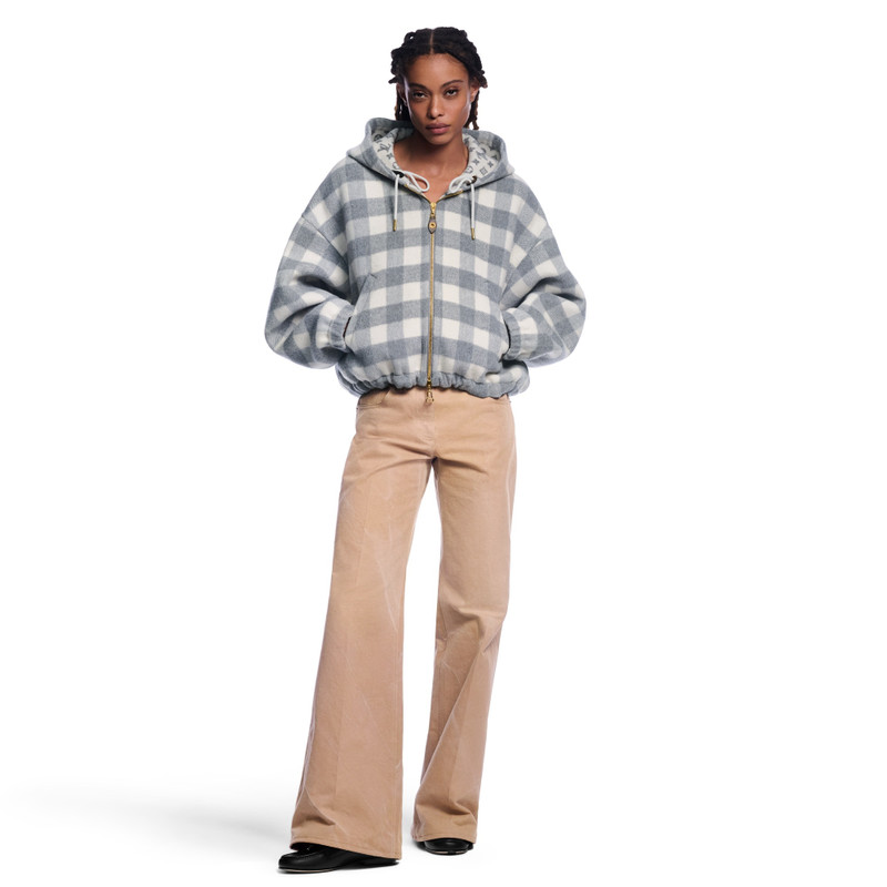 Louis Vuitton Double Face Check Zip-Up Jacket outlook