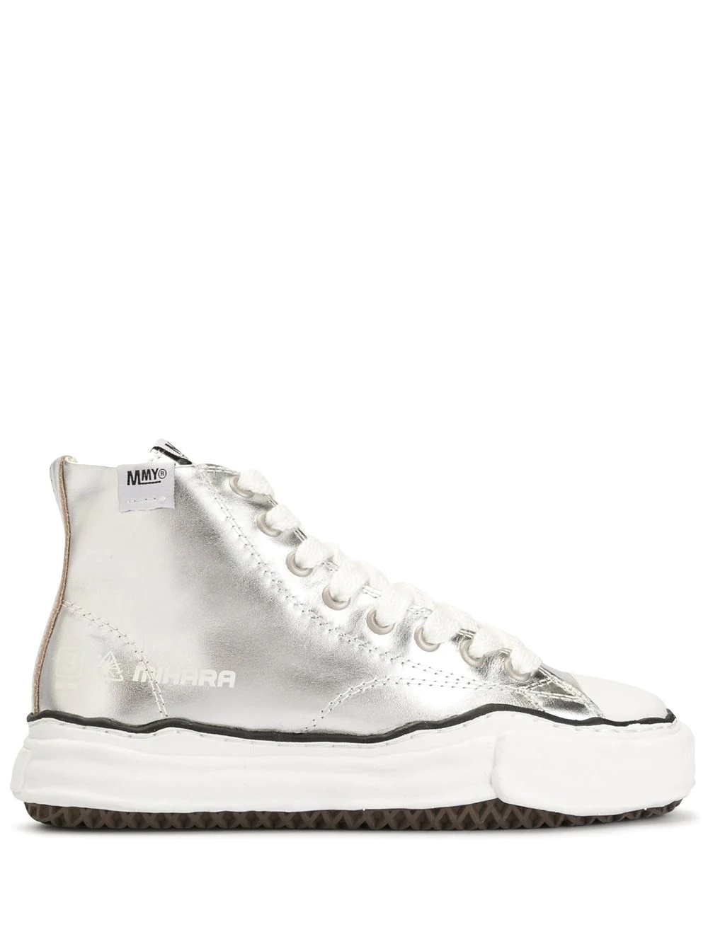 metallic style sneakers - 1