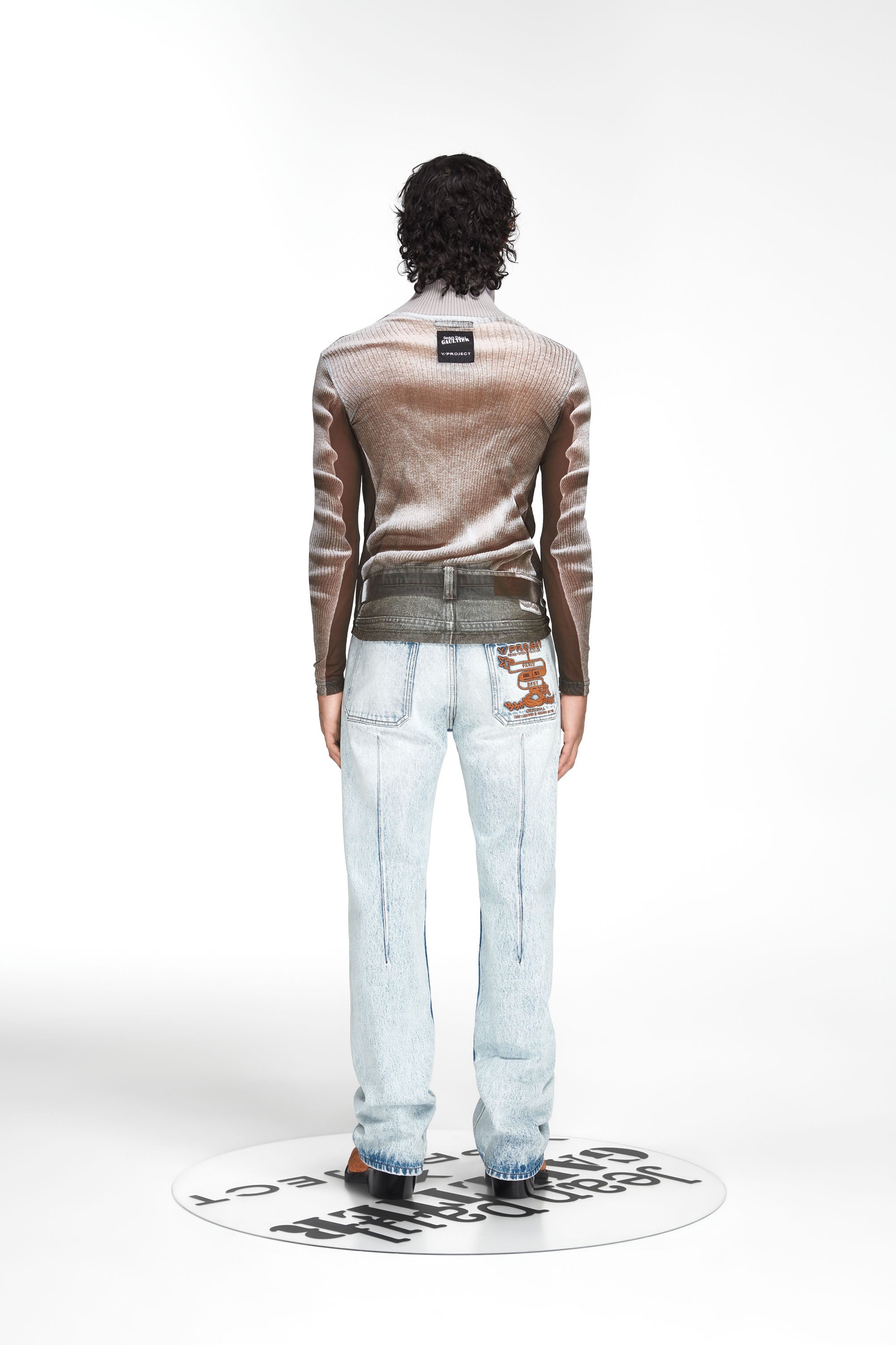 Trompe L'oeil Turtleneck Top - 2