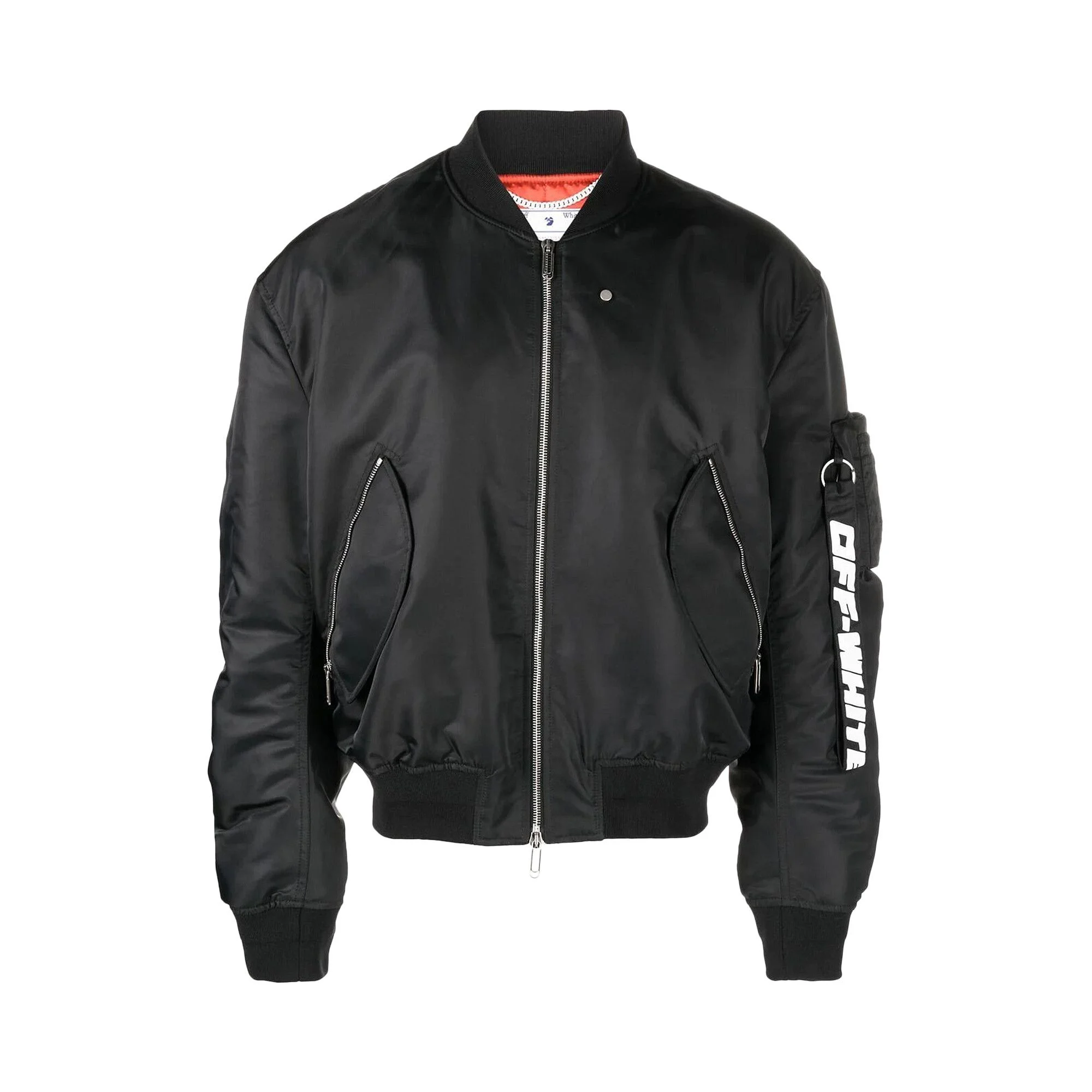 Off-White Industrial Bomber Jacket 'Black' - 1