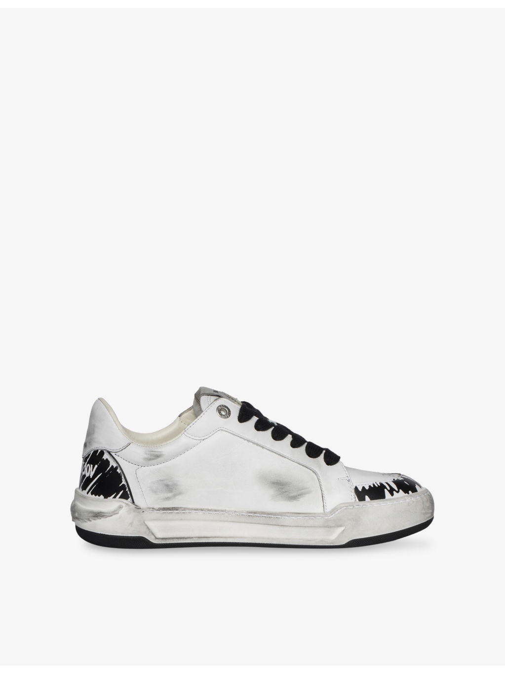 Fly Wings Leather Low-Top Trainers - 3