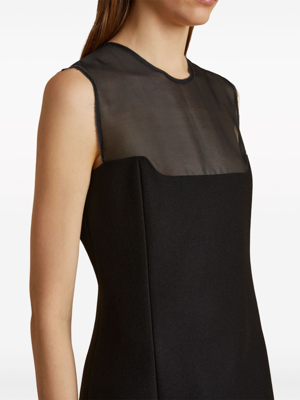 The Dissa sheer-panel dress - 5