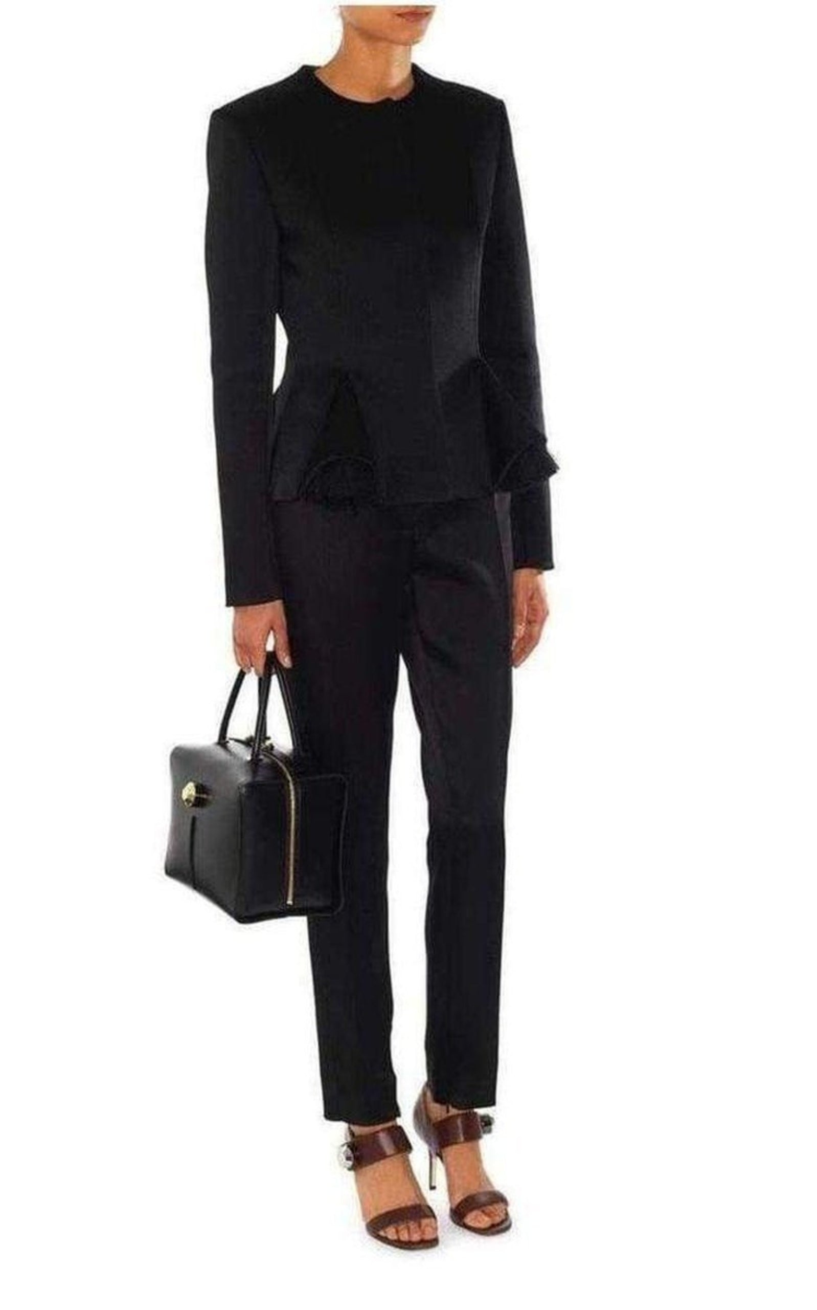Fitted Jacket with Godets - 2