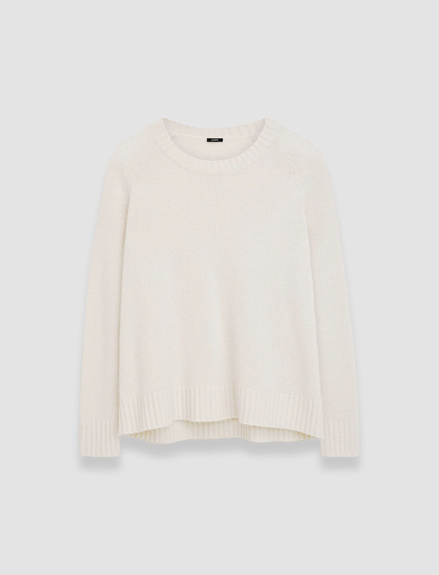 Open Cashmere Round Neck Jumper - 1