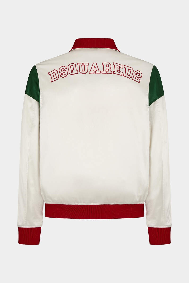 DSQUARED2 BOWLING SATIN BOMBER outlook