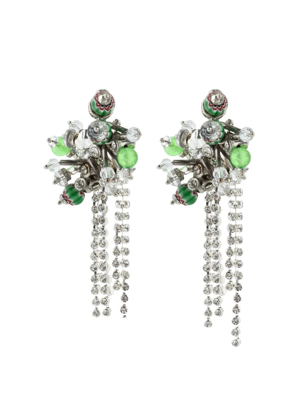 beaded drop earrings - 1