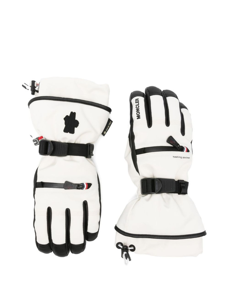 panelled ski gloves 1