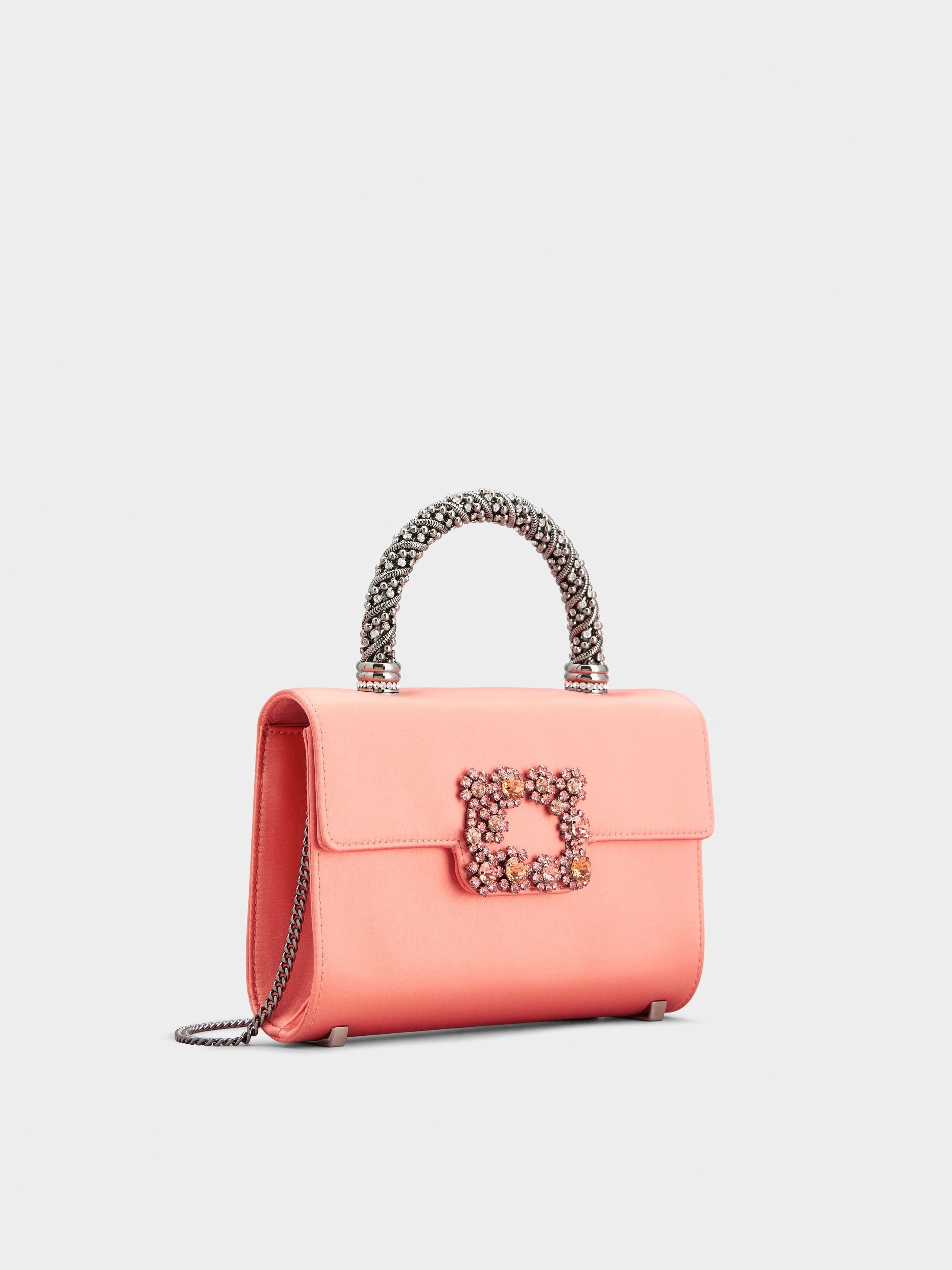 Jewel Efflorescence Mini Bag in satin - 3