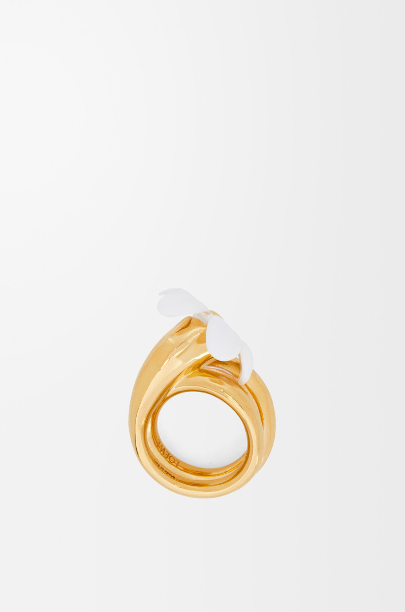 Flor ring in sterling silver and enamel 4