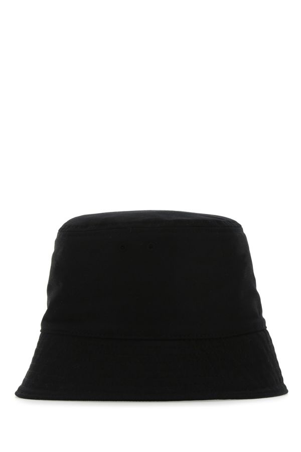 Valentino Garavani Man Black Cotton Hat - 2