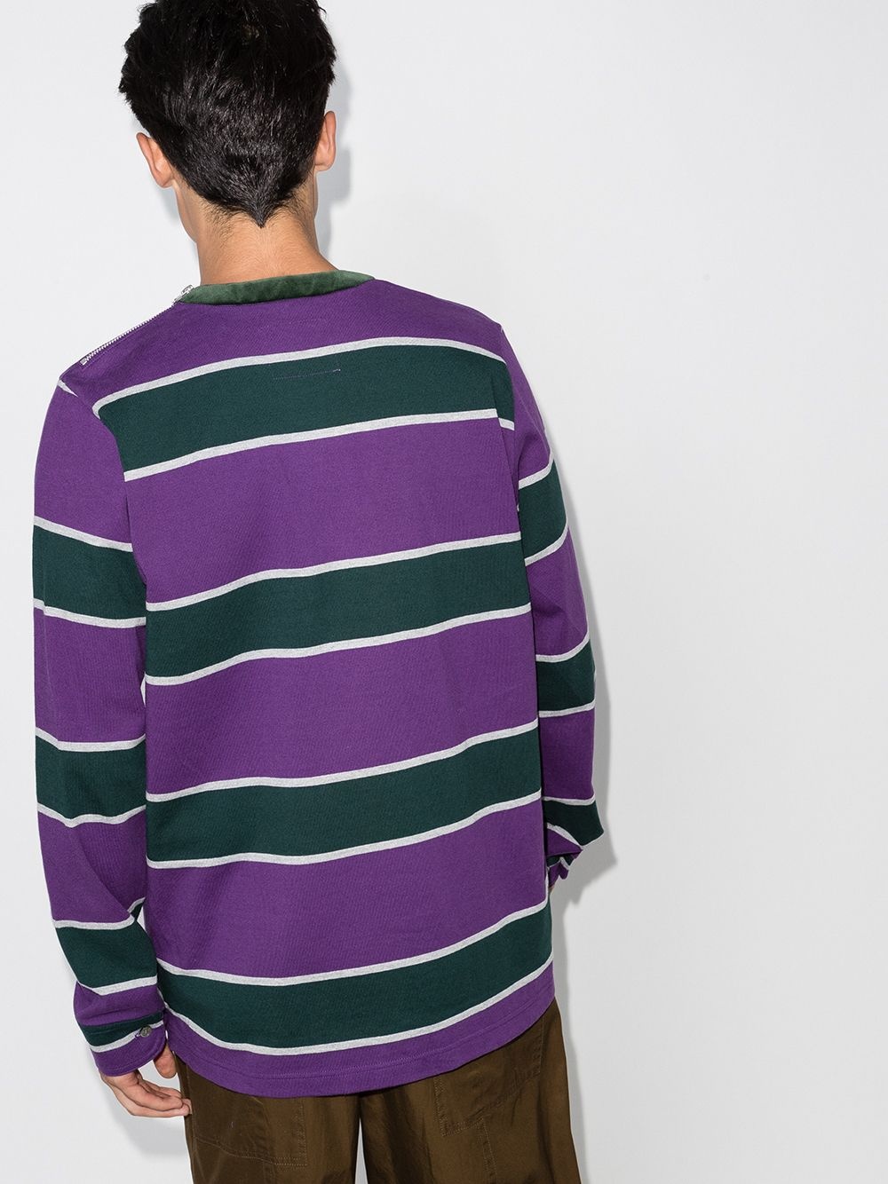 long-sleeve striped T-shirt - 3