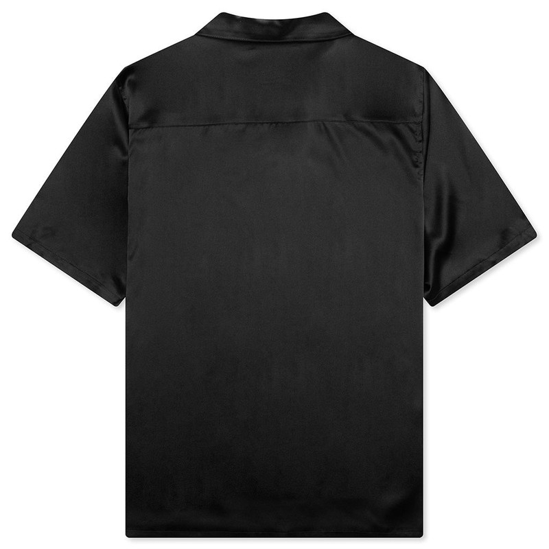 NAHMIAS MIRACLE ACADEMY S/S SILK SHIRT - BLACK outlook