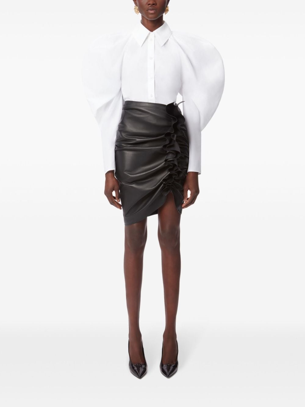 draped midi-skirt - 2