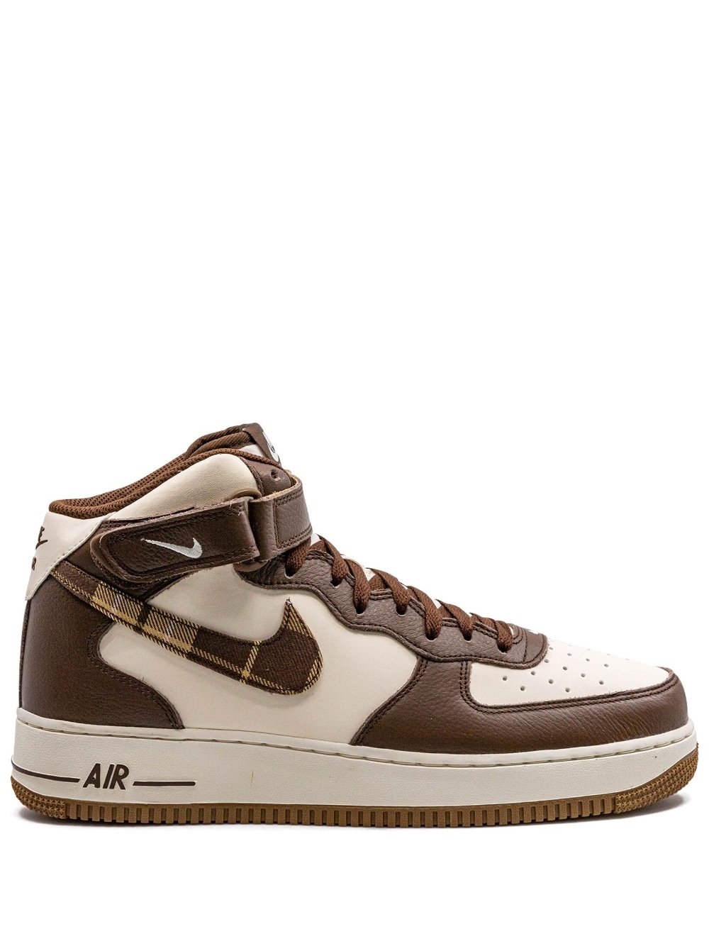 Air Force 1 Mid "Brown Plaid" sneakers - 1