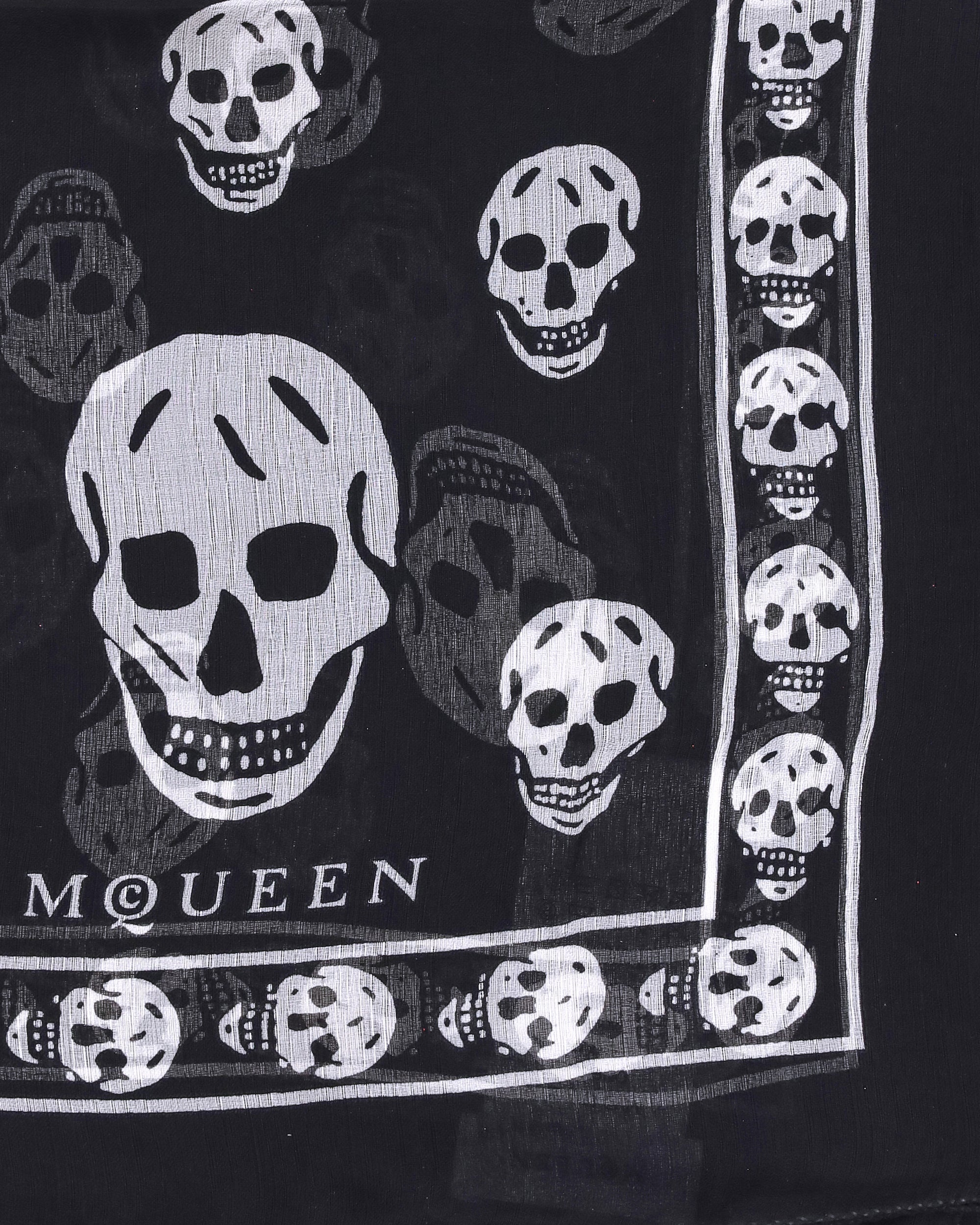 Silk Skull Scarf - 3
