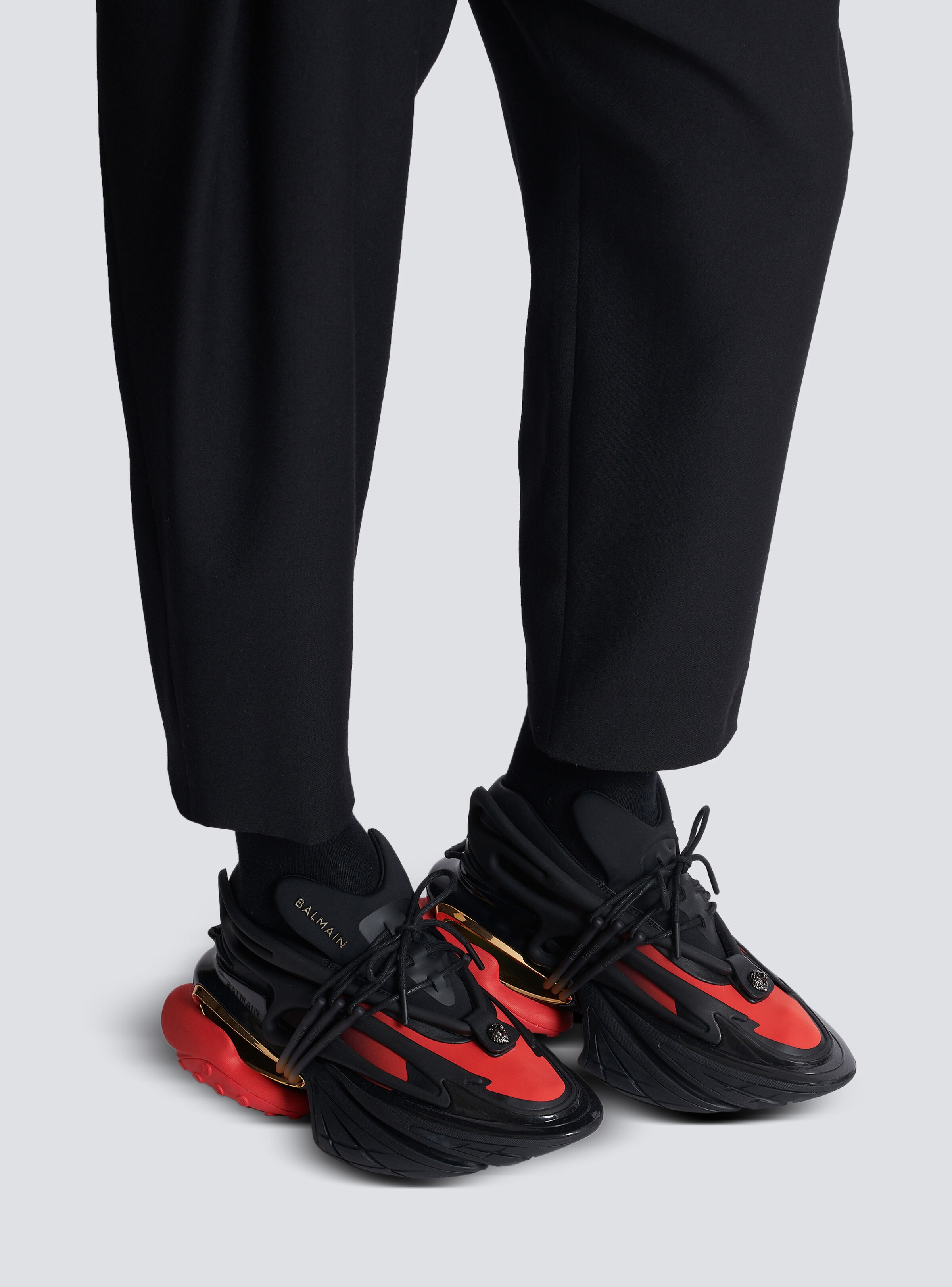 Unicorn low-top trainers in neoprene and leather - 8