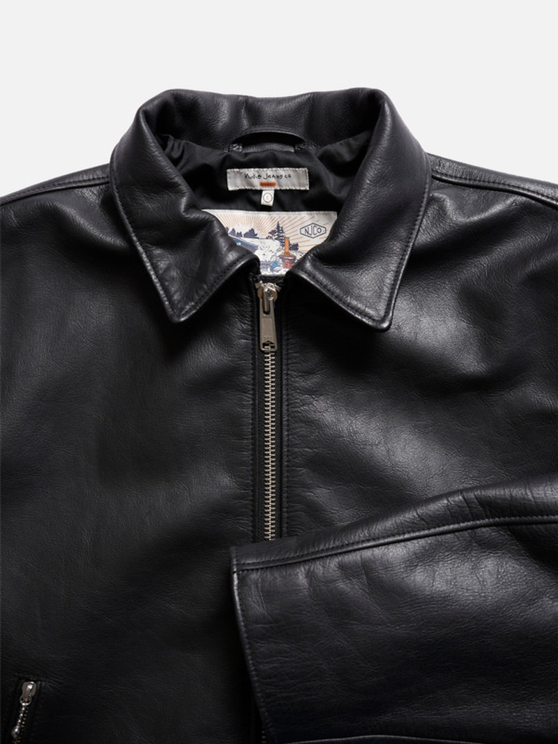 Eddy Rider Leather Jacket Black 3