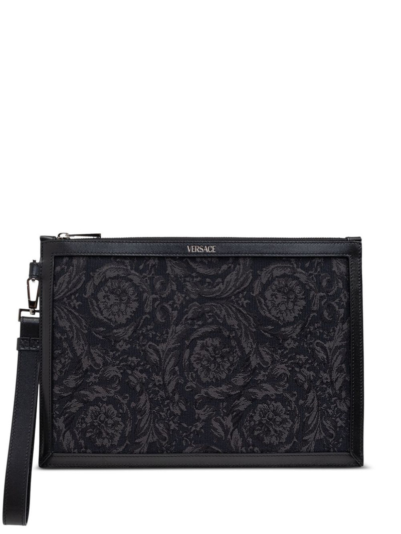 Barocco-jacquard clutch bag 1