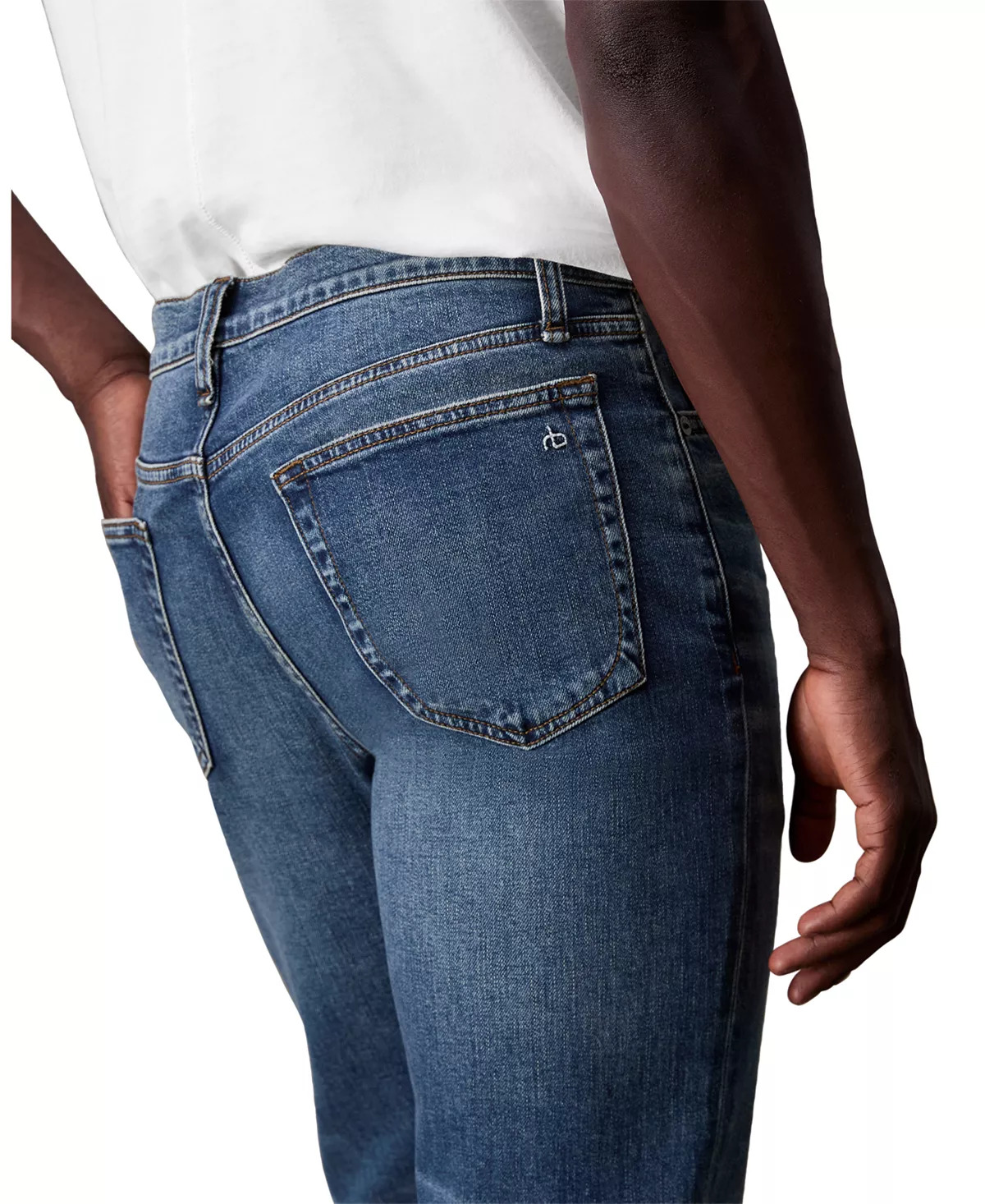 Fit 2 Authentic Stretch Slim Fit Jeans - 5