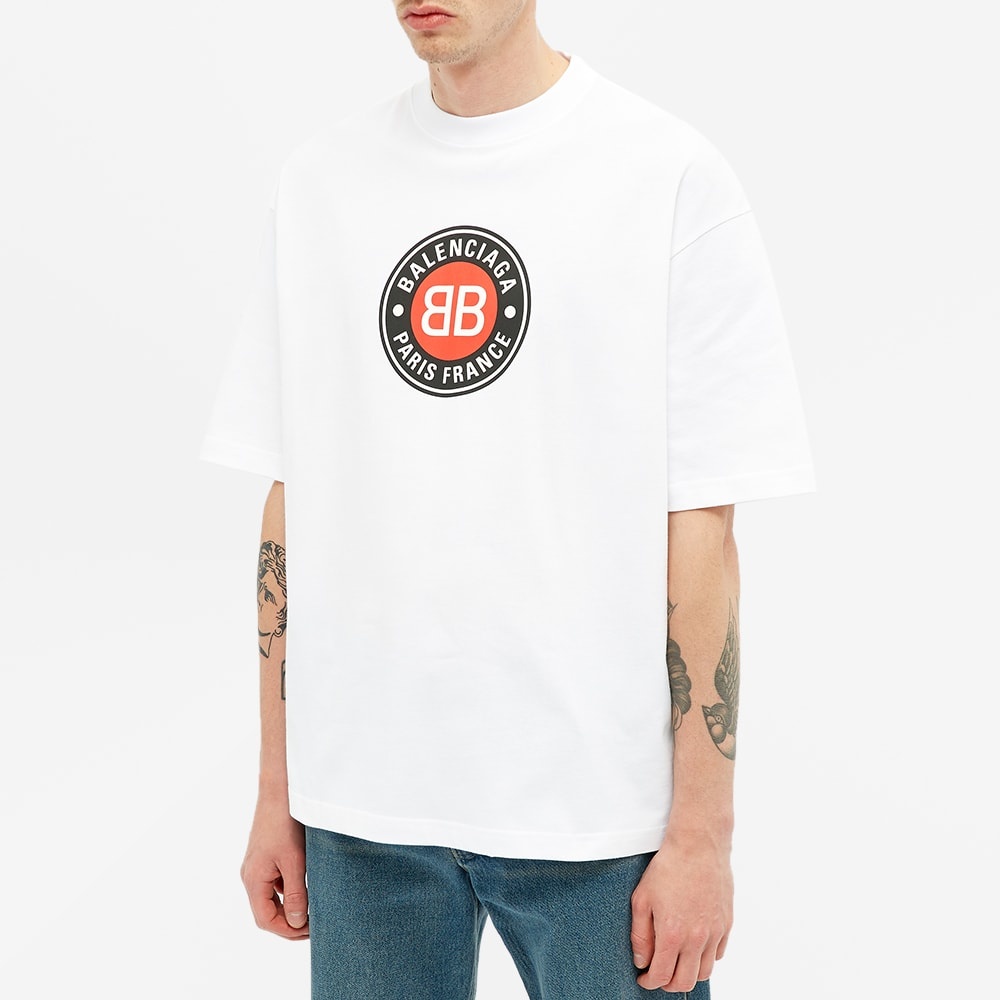 Balenciaga Badge Logo Tee - 5