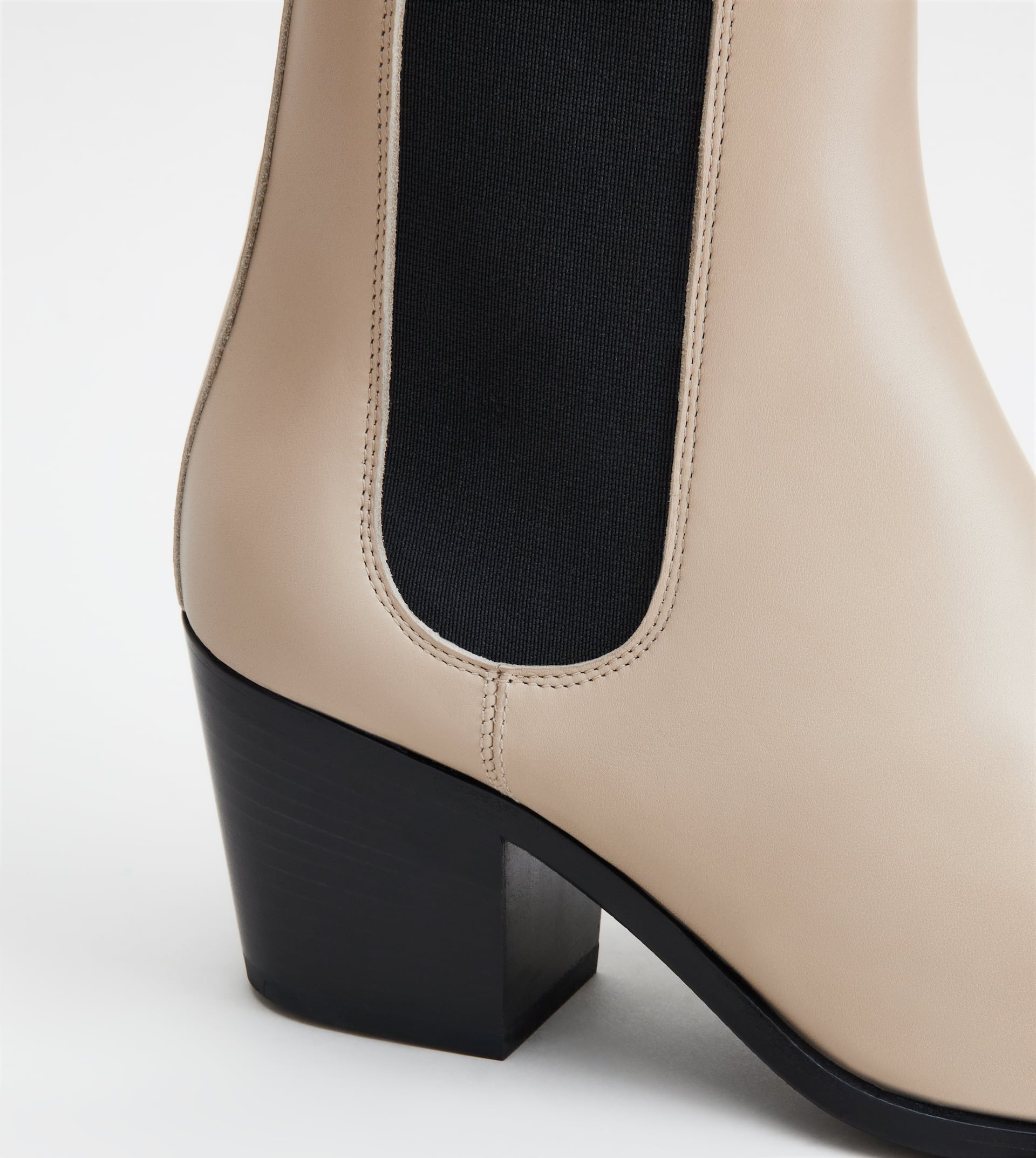 LEATHER BOOTS - BEIGE - 6