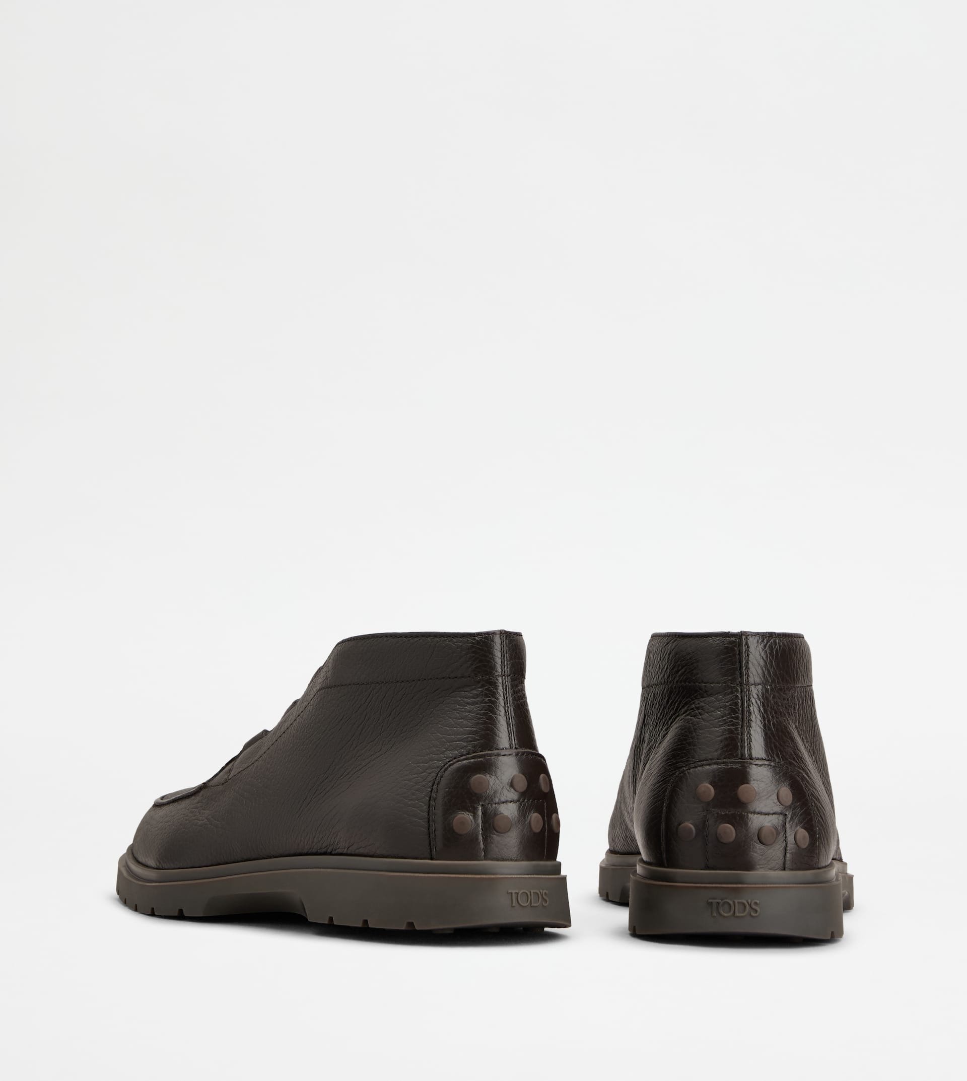 DESERT BOOTS IN LEATHER - BROWN - 3