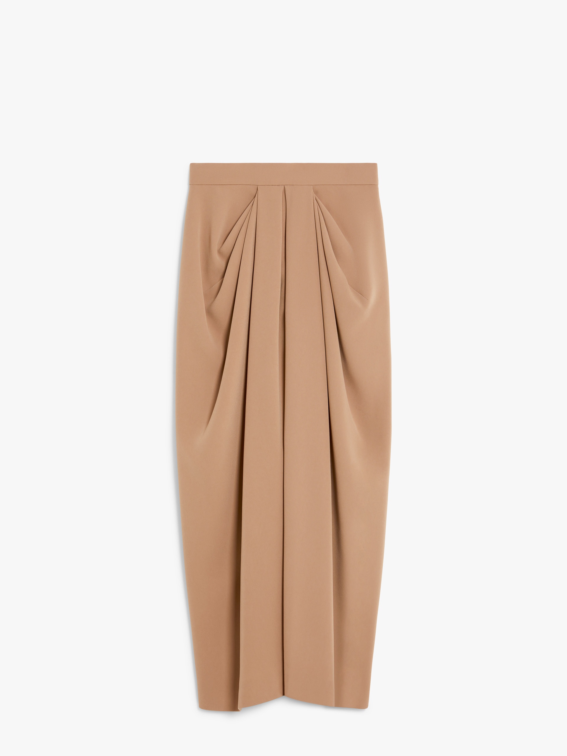 RIDENTE Long cady skirt with pleats - 1