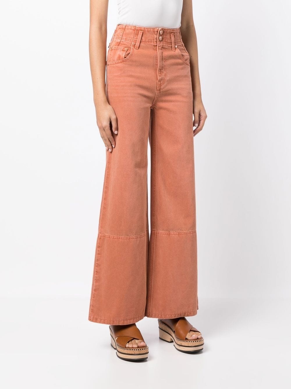 high-rise wide-leg jeans - 3