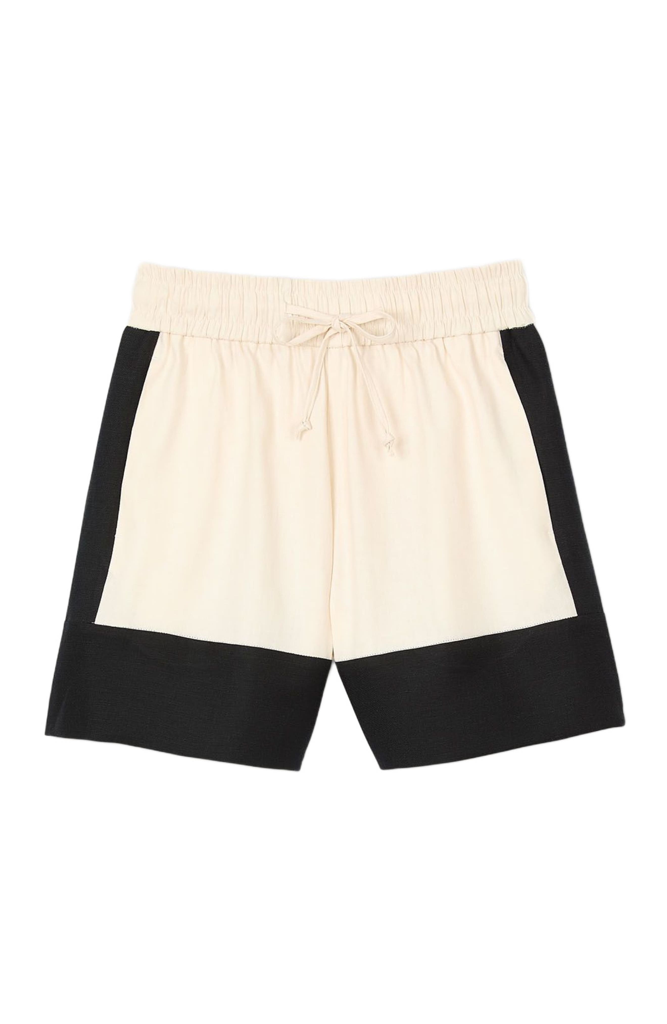 SANDRO Two-tone shorts in Ecru at Nordstrom - 4