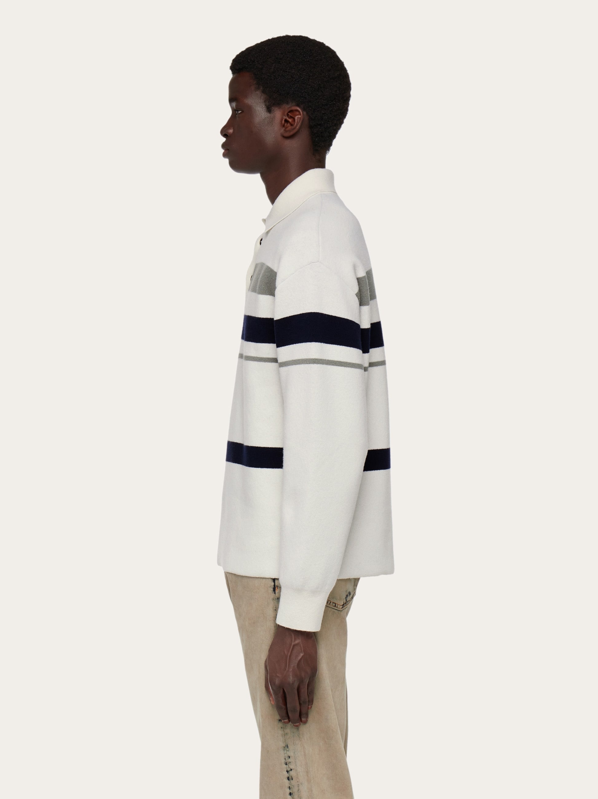 Long sleeved polo shirt - 3