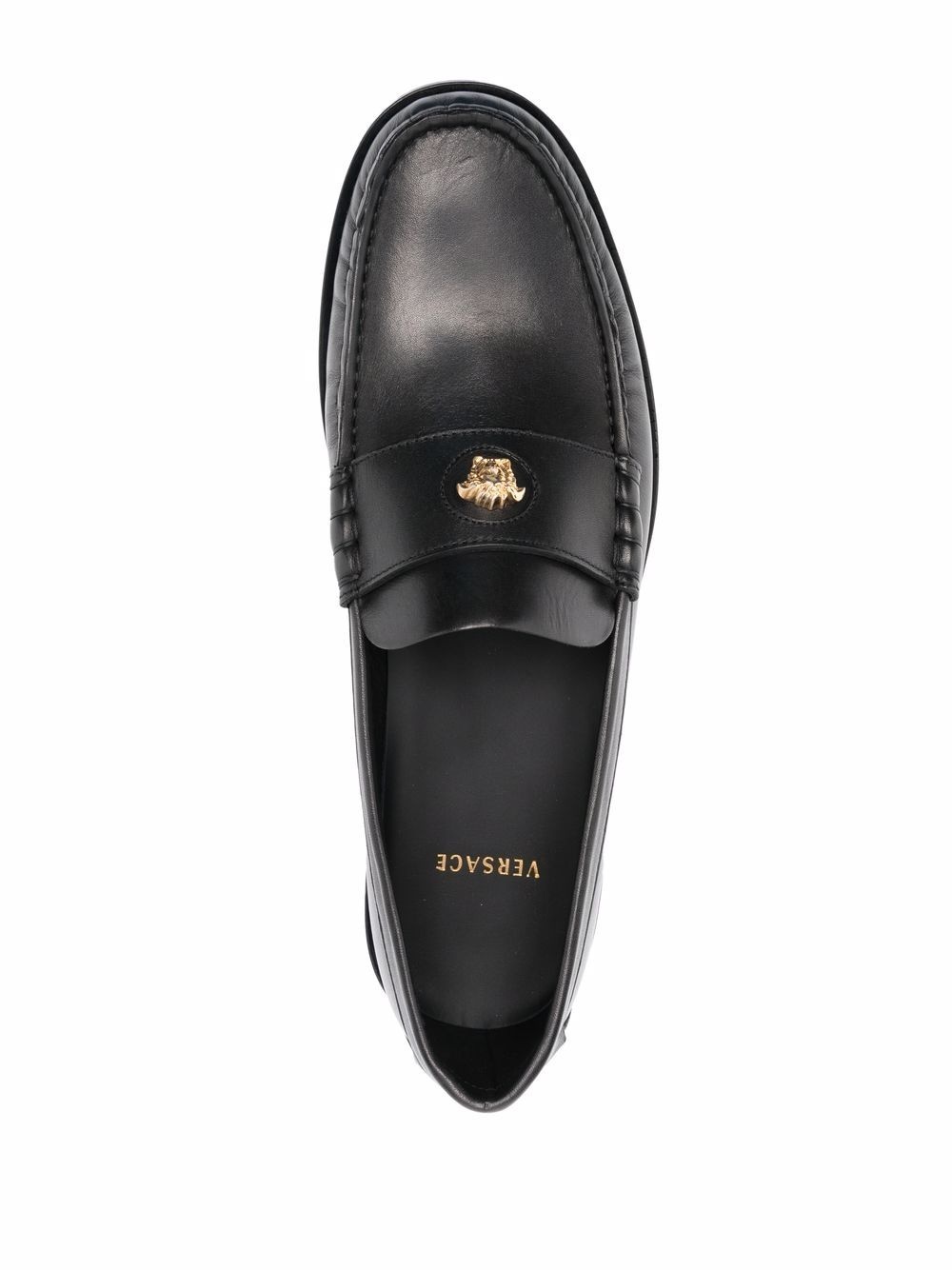 La Medusa leather loafers - 4