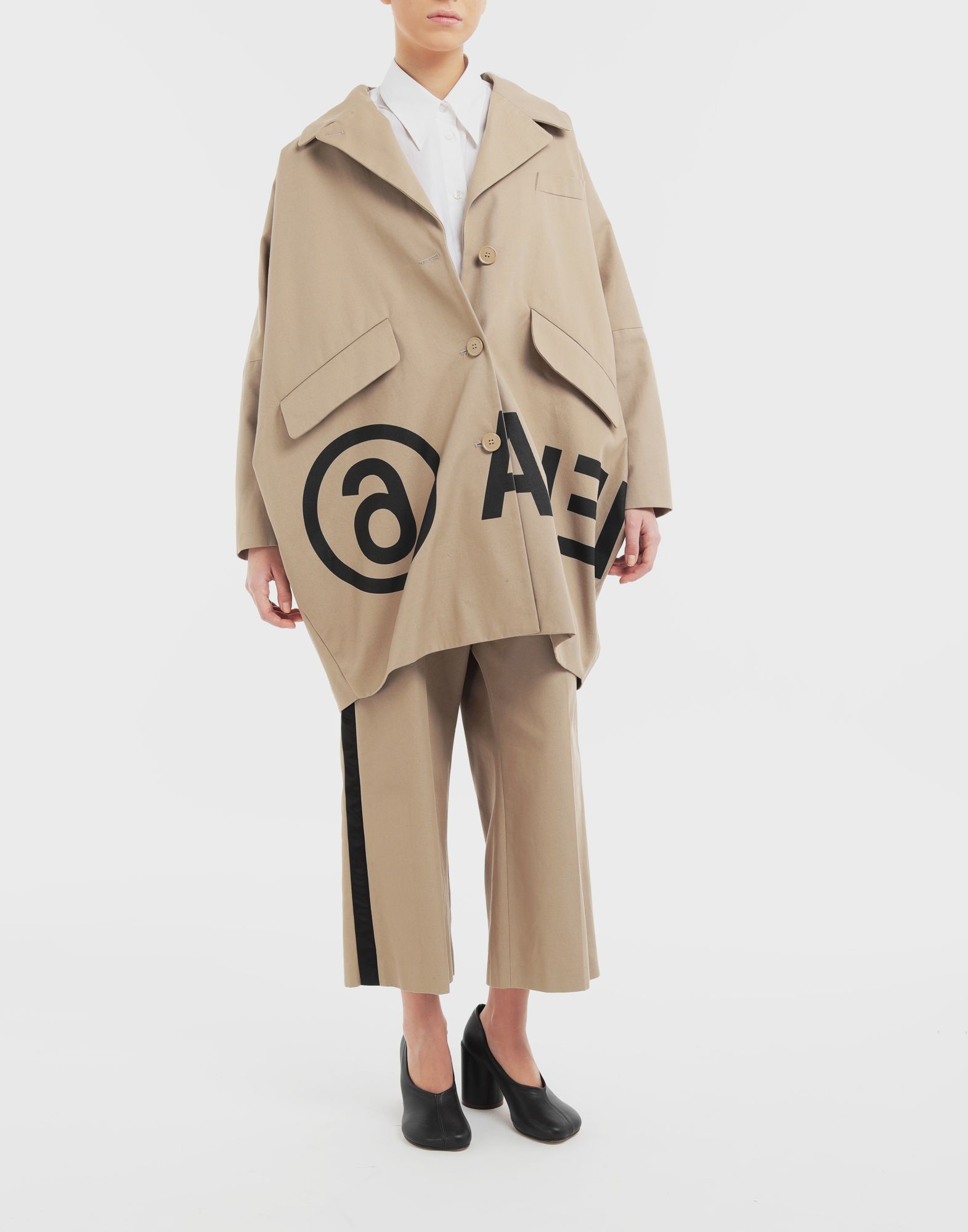 Reversed logo coat - 3