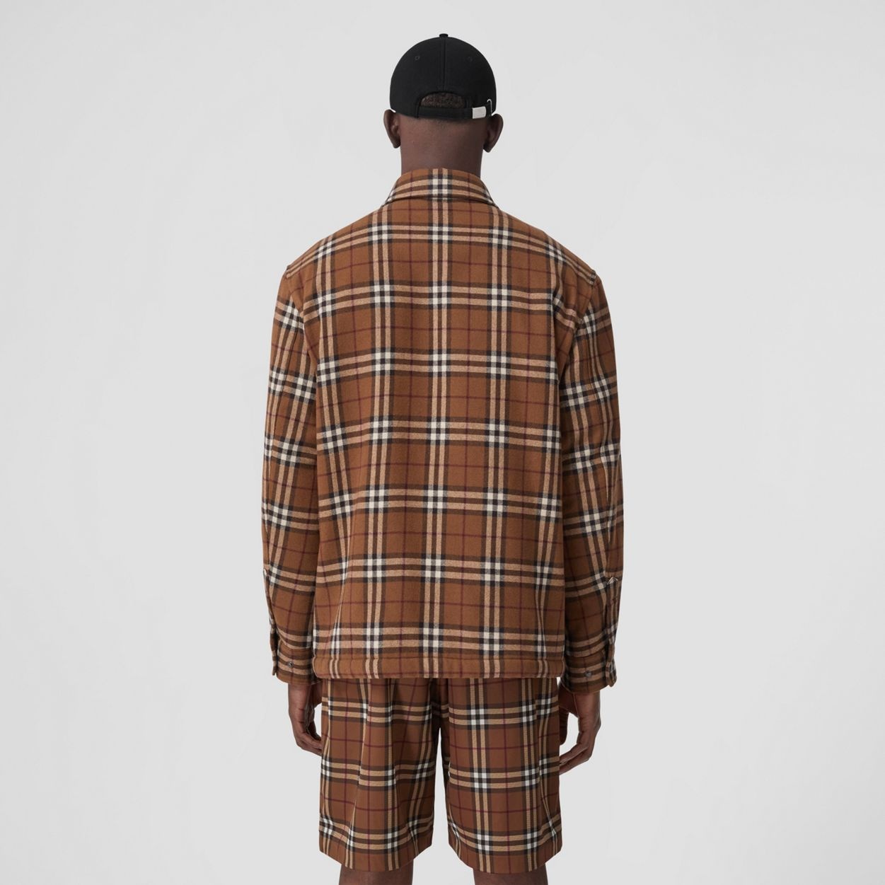 Vintage Check Wool Cotton Overshirt - 4