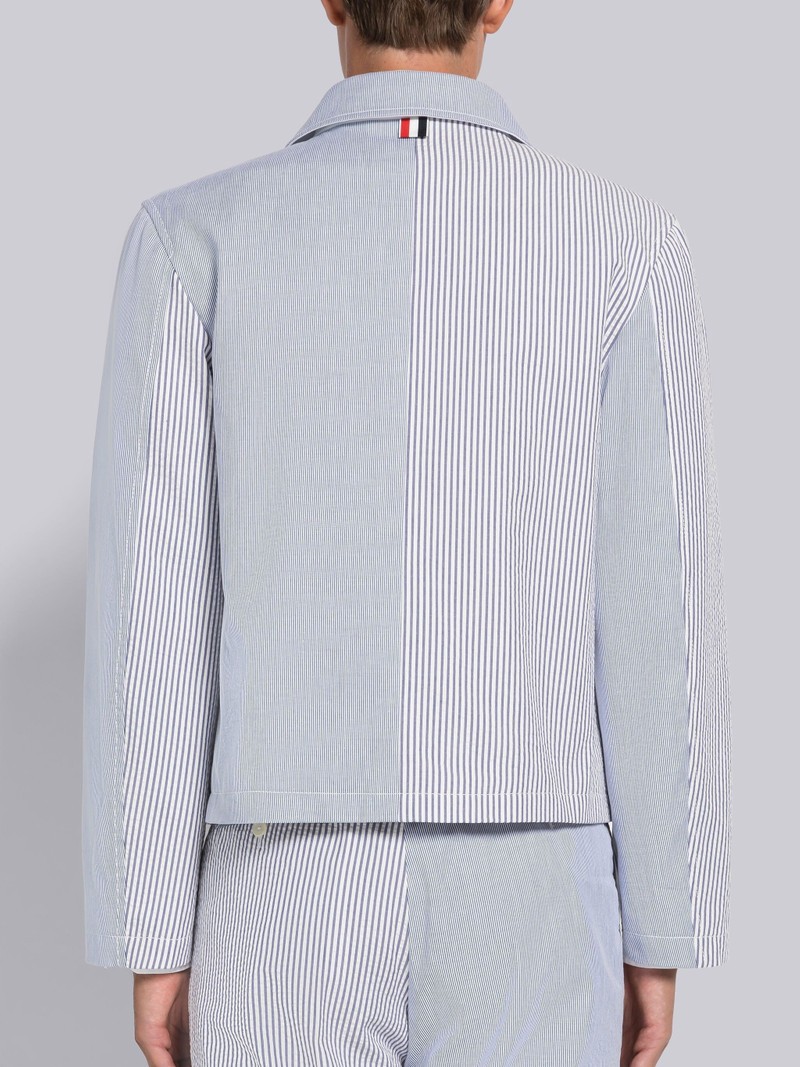 Thom Browne Fun-Mix Seersucker Golf Jacket outlook