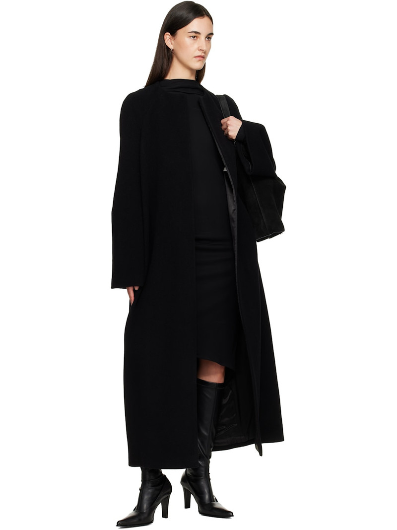 TOTEME Black Bell-Sleeve Coat outlook