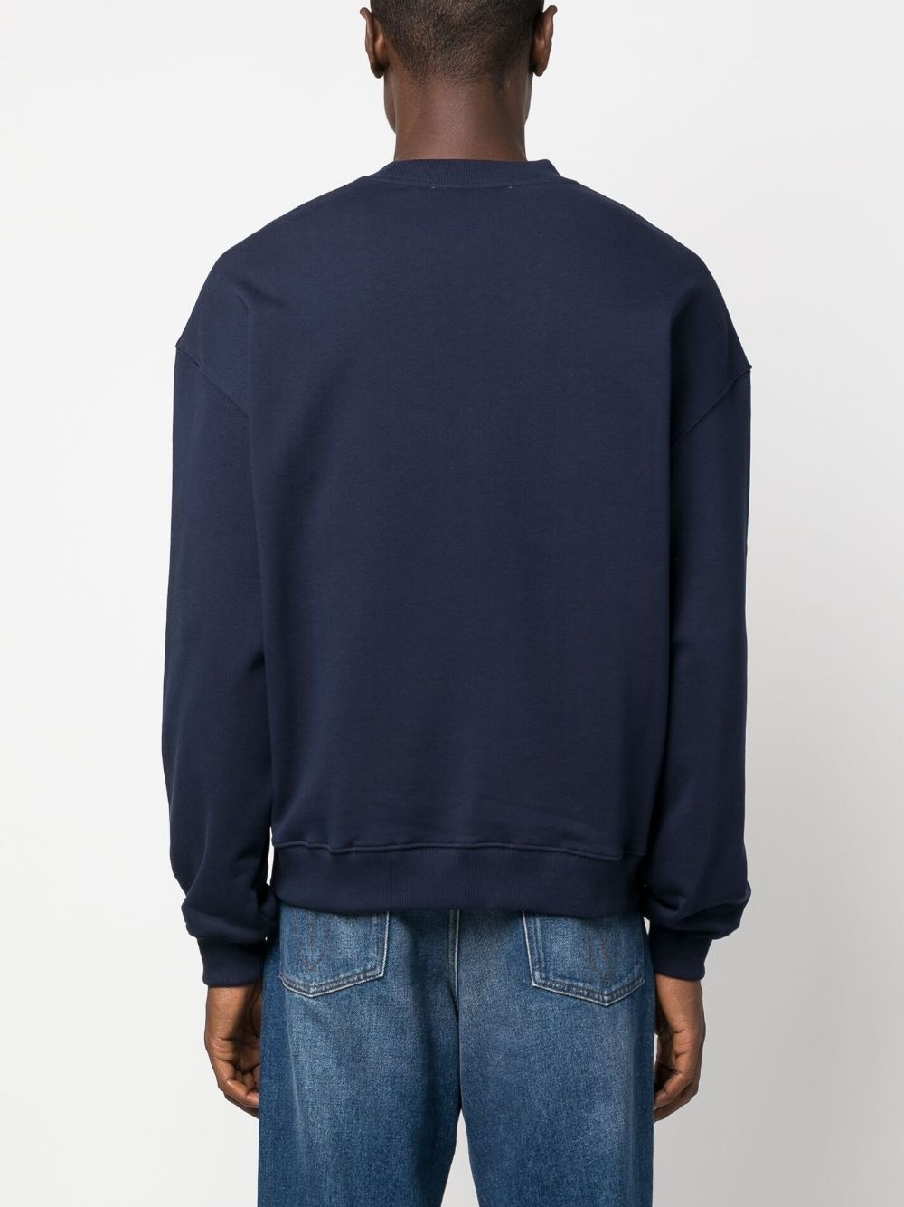 logo-embroidered sweatshirt - 4