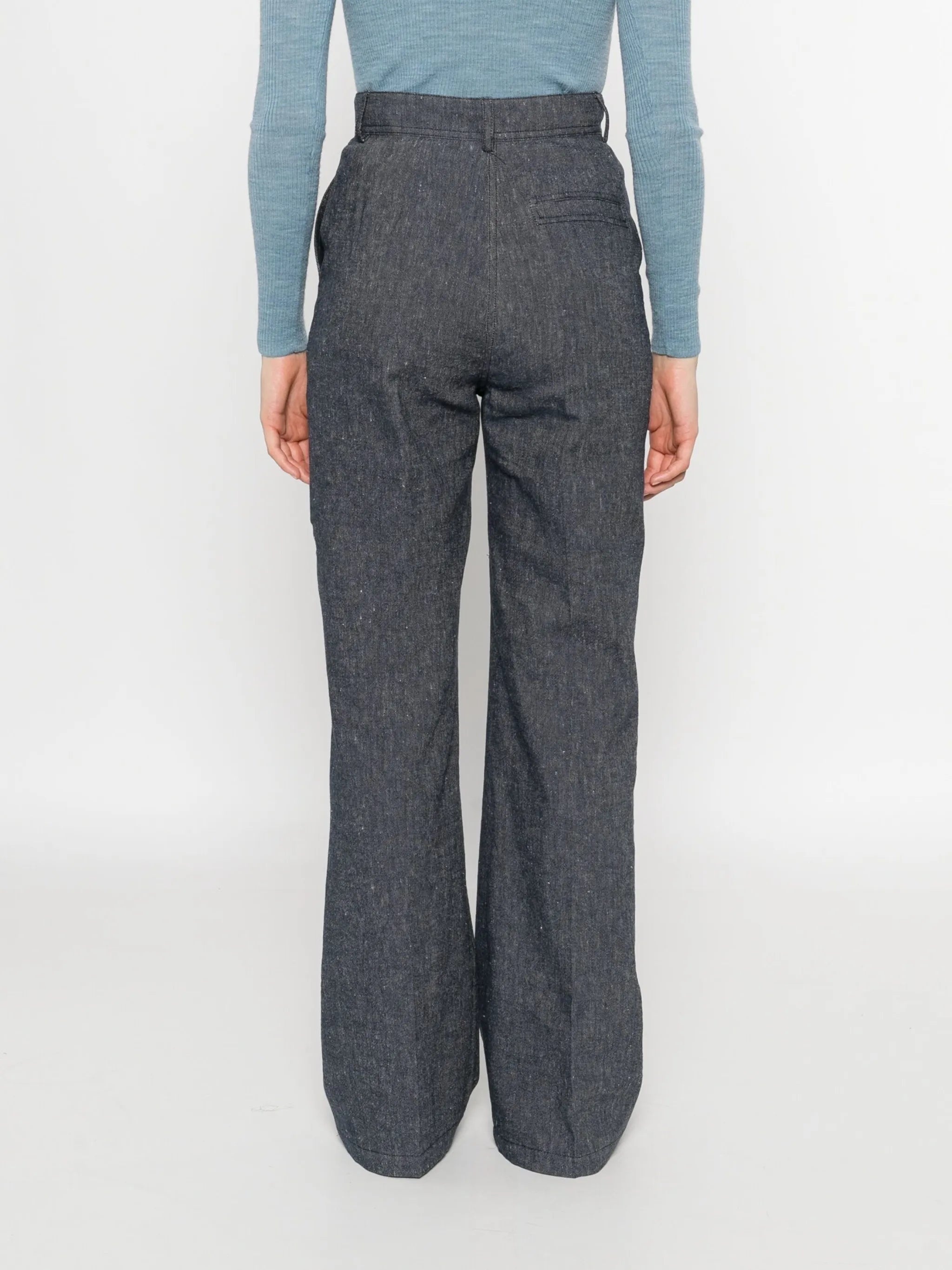 Mark Kenly Domino Tan Button-fly Trousers - 3