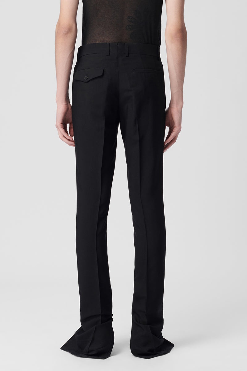 Delis Skinny Fit Trousers With Slit - 3