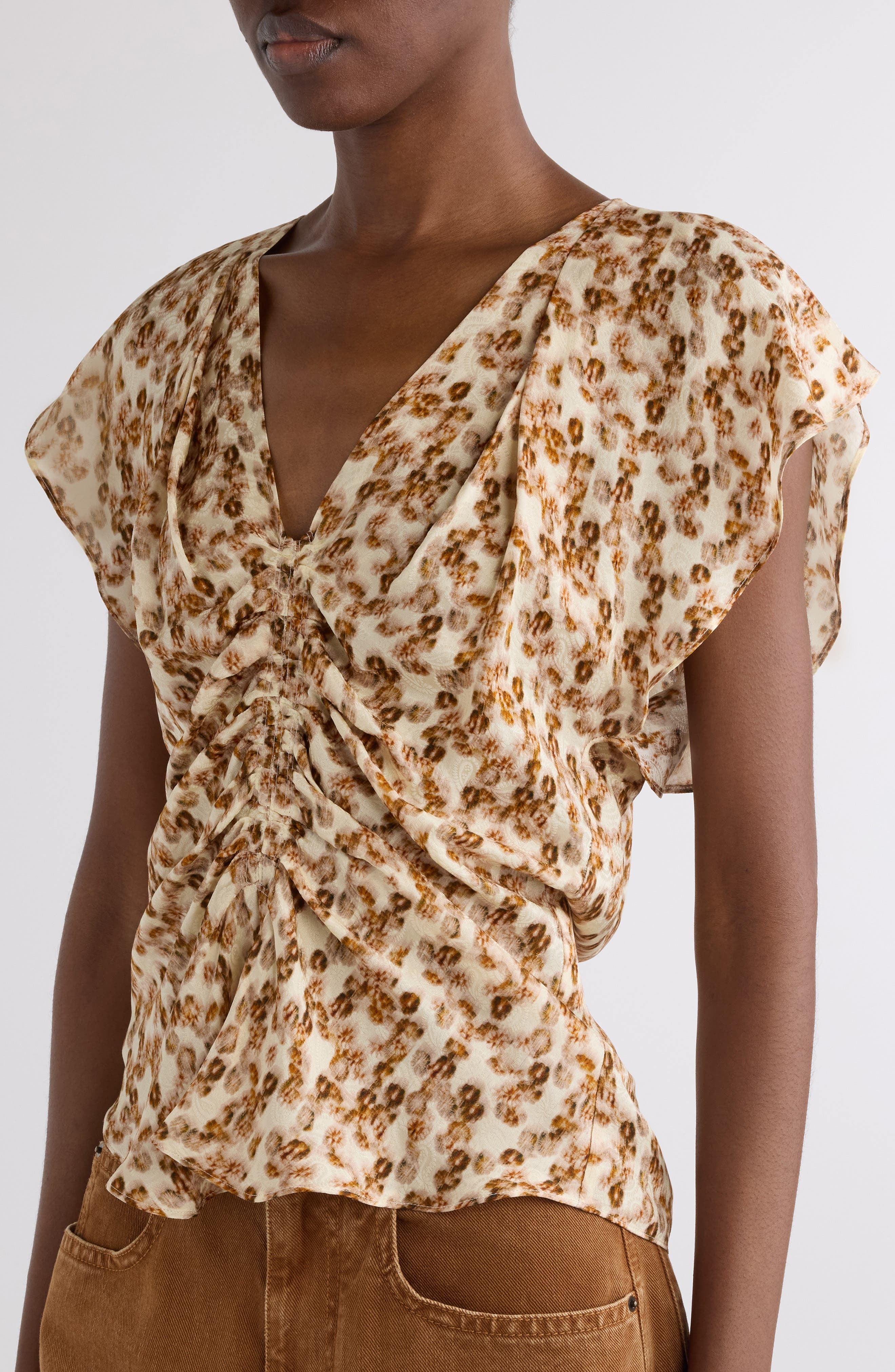 Isabel Marant Lonea Top in Ochre at Nordstrom - 5