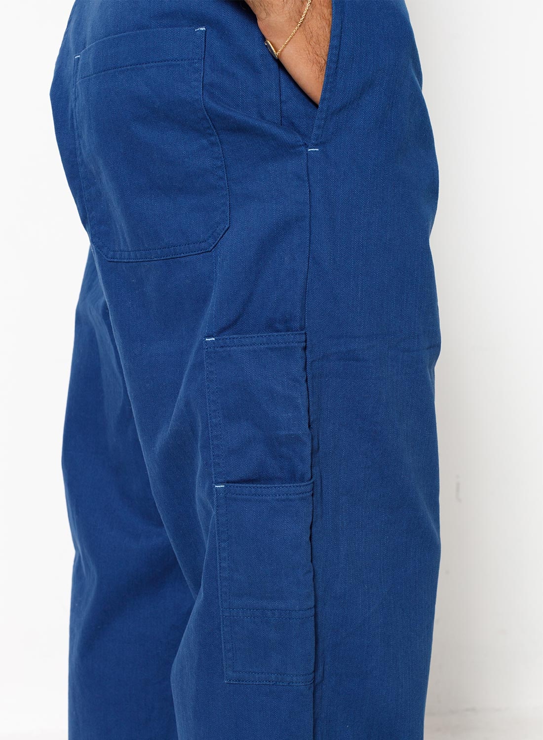 Original Lybro Dungaree Cotton Twill in Indigo - 4
