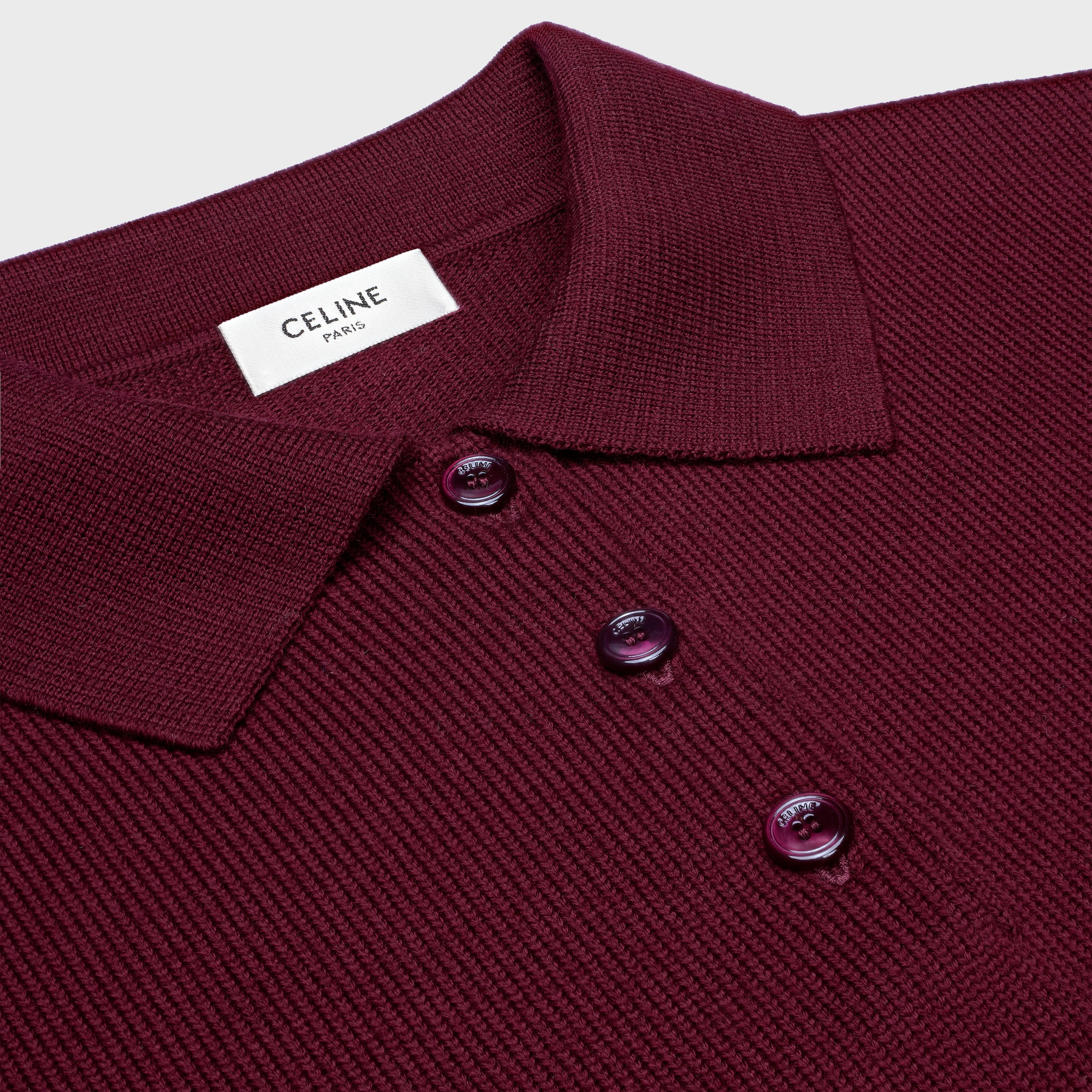 cropped polo IN wool - 3
