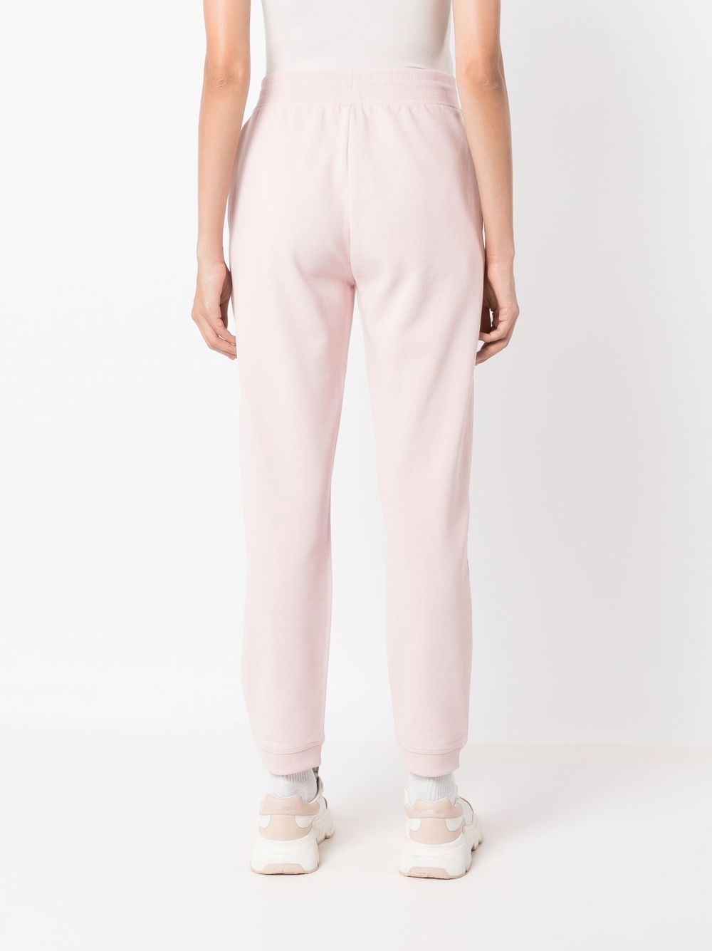 cuffed logo-patch track pants - 4