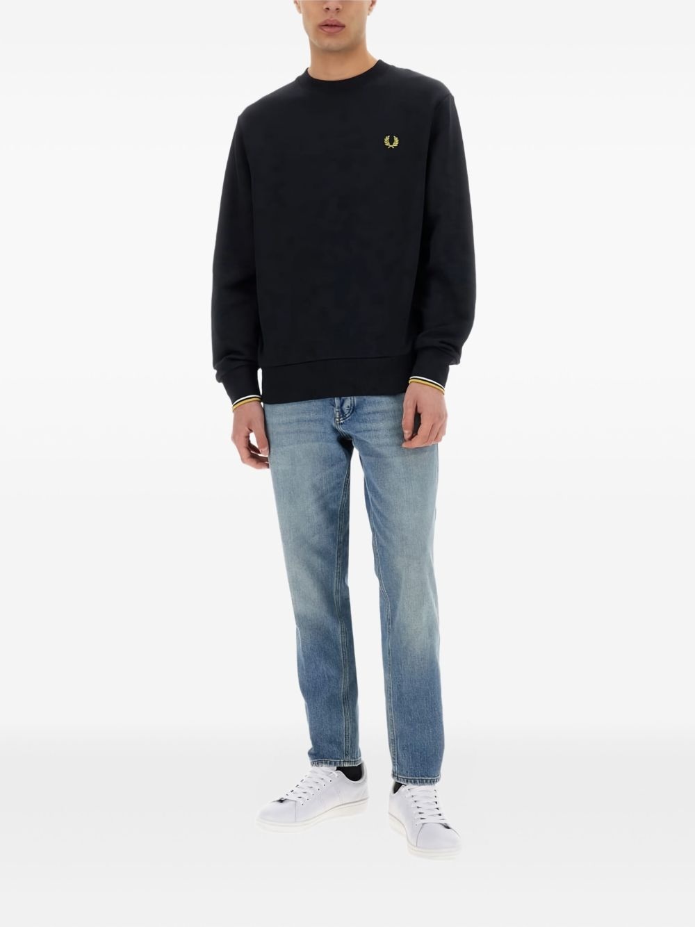 logo-embroidered sweatshirt - 2