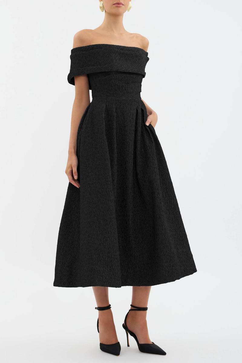 Helene Off Shoulder Midi Dress 3