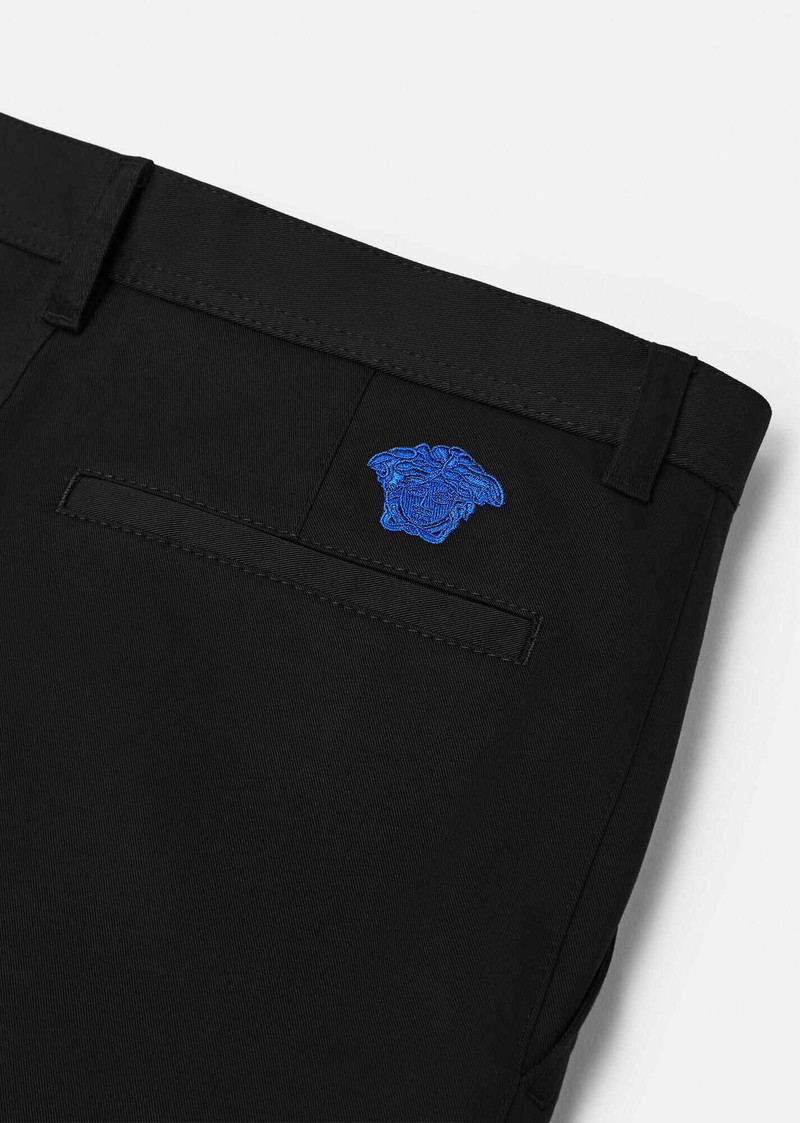 VERSACE Medusa Embroidered Pants outlook