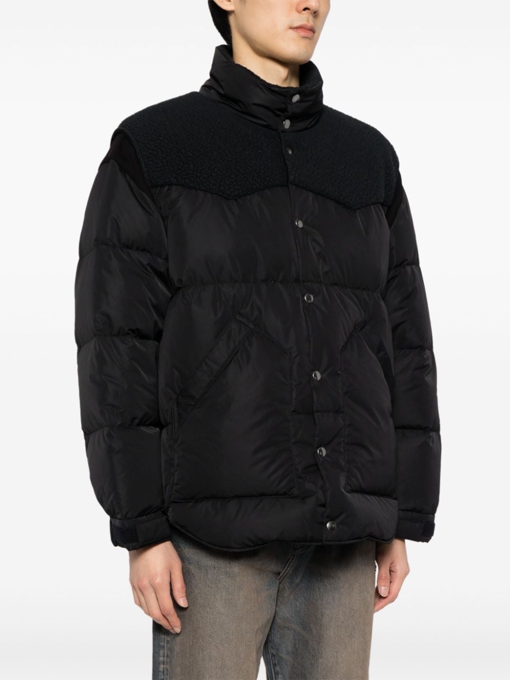 high-neck puffer jacket - 3