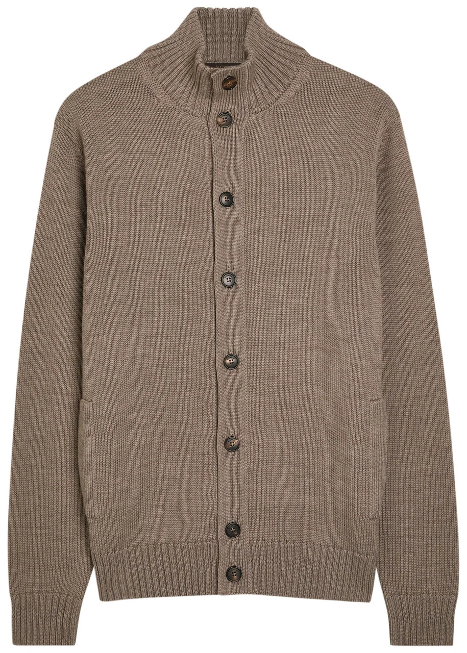 Slowear High-neck Wool Cardigan - 1