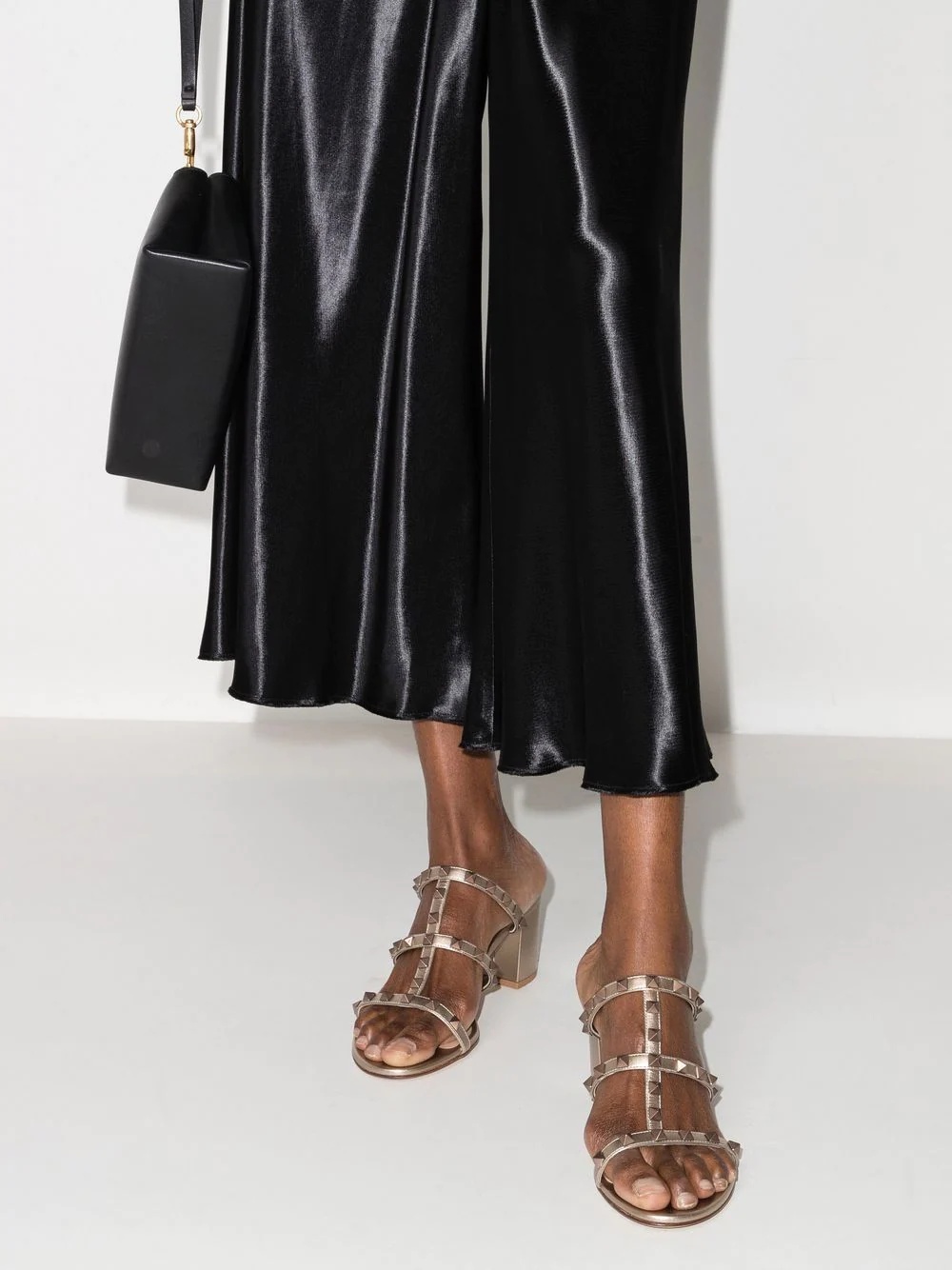 Rockstud caged-style sandals - 3